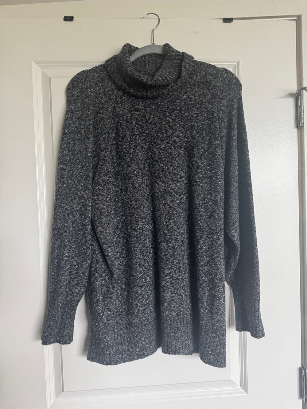 Women’s Charcoal Gray Turtleneck Sweater